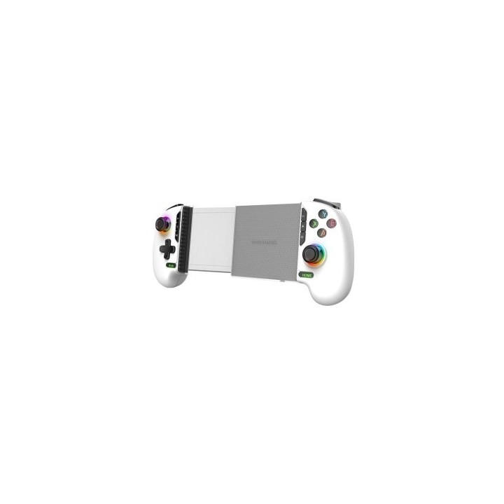 gamepad bluetooth mars gaming mgpxpro bt+usb multiplataforma hall effect blanco