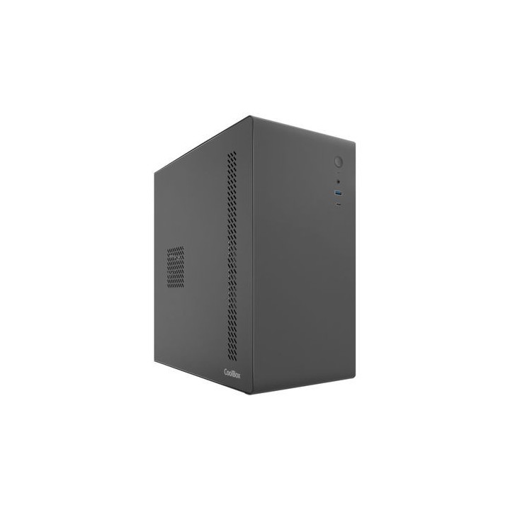 caja semitorre/micro atx coolbox m640c s/fuente usb c negra