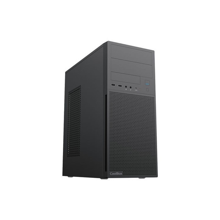 caja semitorre/atx coolbox a780 500w 80+bronce usb c negra