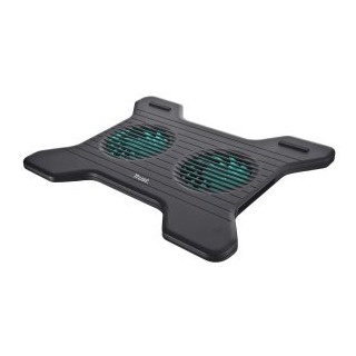 base de refrigeracion para portatil trust xstream breeze hasta 16" 2 ventiladores color negro