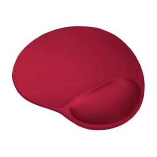 alfombrilla trust bigfoot gel   base antideslizante   superficie de microfibra color rojo 20429