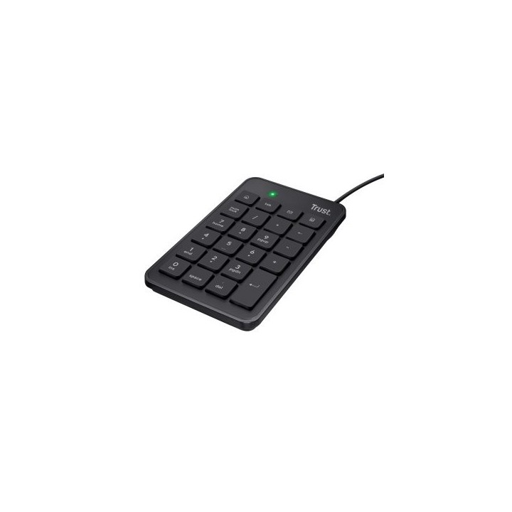 teclado numerico trust xalas 23 teclas tamaÃ£Âo normal y 5 teclas multimedia 22221
