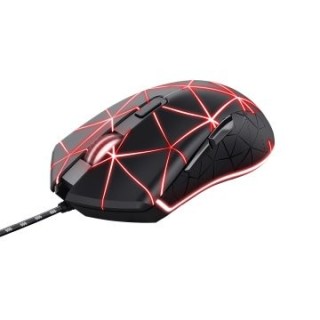 mouse trust gaming rgb gxt 133 locx iluminacion led 800 4000ppp dpi 6 botones programables 22988