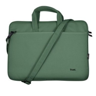 maletin de portatil 16" trust bologna eco16"   compartimento principal acolchado   color verd