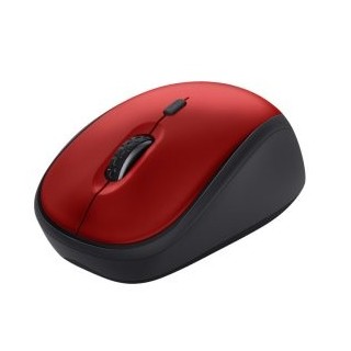 mouse trust wireless yvi+ eco rojo 1600dpi ajustable 4 botones