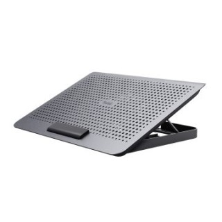 soporte de portatil trust con ventilador 18cm altura ajustable hasta 16" 24613