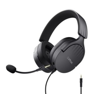 headset trust gaming gxt 489 negro fayzo 24898 microfono desmontable plegable cable trenzado 1,2m ja
