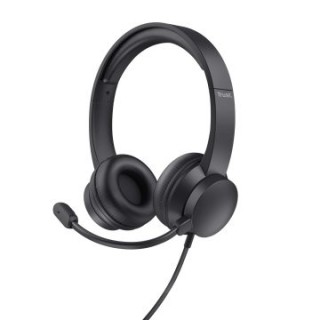 headset trust ayda 25087 jack 3.5mm microfono plegable diadema ajustable