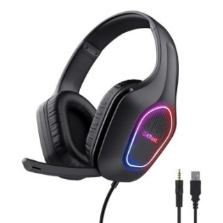headset trust gaming  gxt416 zirox  conexion audio y microf de 3,5 mmn puerto usb a para la ilumin25