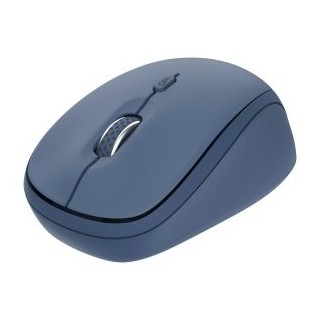 mouse trust wireless y bluetooth yvi+ azul 1600dpi ajustable 3 botones 3 dispositivos