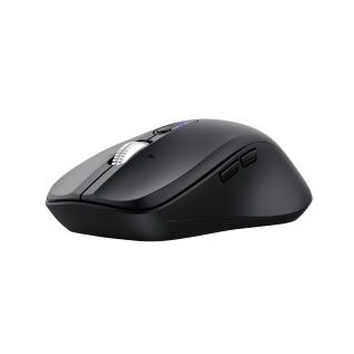 mouse trust wireless y bluetooth ferro negro 3200 dpi ajustable 9 botones 3 dispositivos