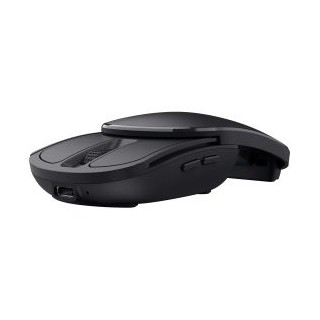 mouse trust wireless zylo negro 2400 dpi ajustable 6 botones plegable