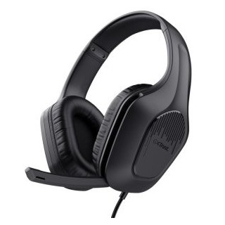 headset trust gxt 417 zirox negro cable 120cm jack 3.5mm