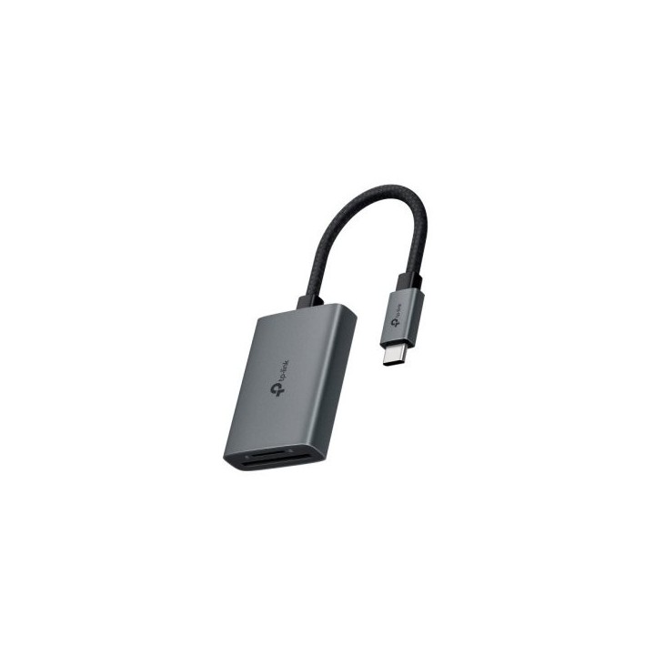 card reader externo usb c tplink ua430c sd, microsd carcasa de aluminio