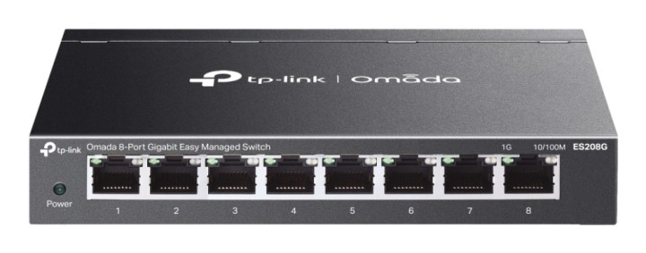 switch omada es208g 8 port 6 port poe+ and 2 port poe++