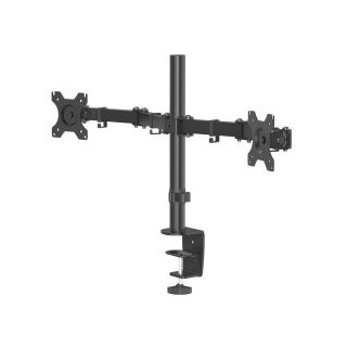 soporte de mesa hama monitor holder para 2 monitores hasta 32" vesa 75x75 100x100 hasta 8kg brazos a