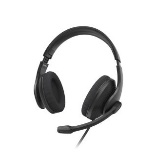 headset hama hs usb300 v2 usb estero cable 2m color negro