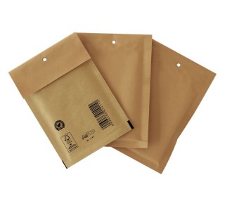 c.100 bolsas acolchad 180x265 granel 14 kraft