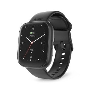 smartwatch hama 4000 lcd 1.65" ip68 diferentes sensores salud negro