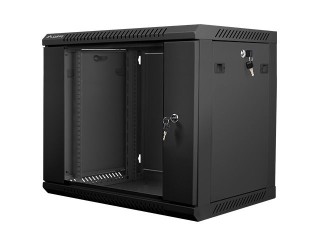 lanberg armario lanberg 9u 600x450x507 auto ensamblado rack 19 hasta 60 kg negro