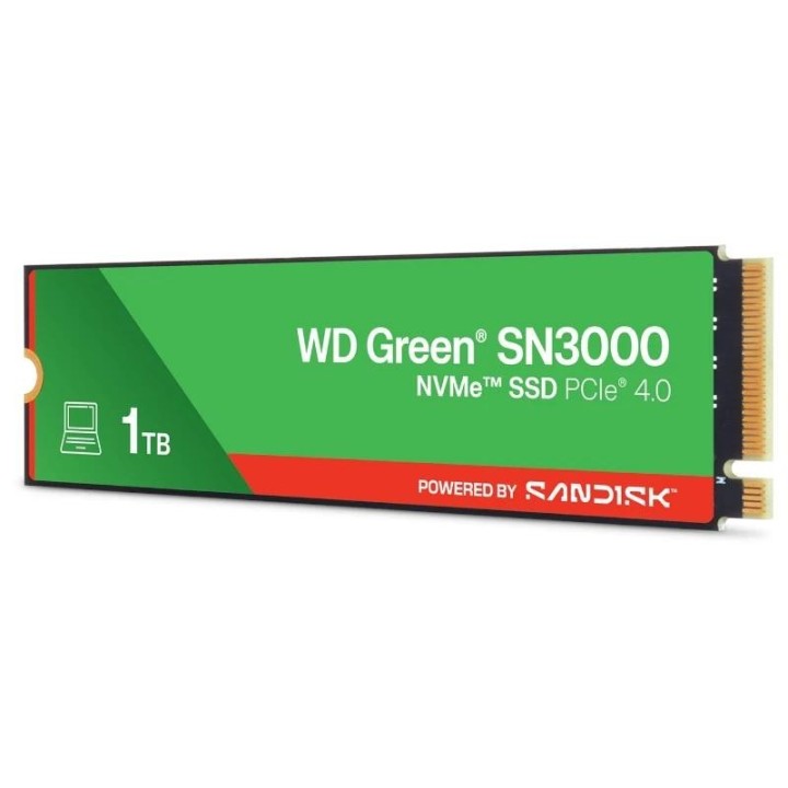 wd green sn3000 ssd 1tb pcie gen4  nvme