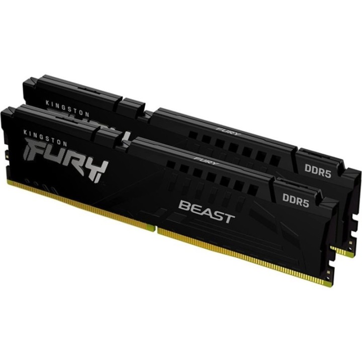 kingston memoria ram ddr5 16gb 2 x 8gb kingston   6000 mhz   pc5   48000   fury beast   cl36   1.25v