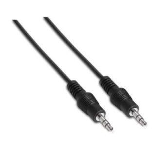 cable audio aisens estereo jack 3.5 m jack 3.5 m negro 10m