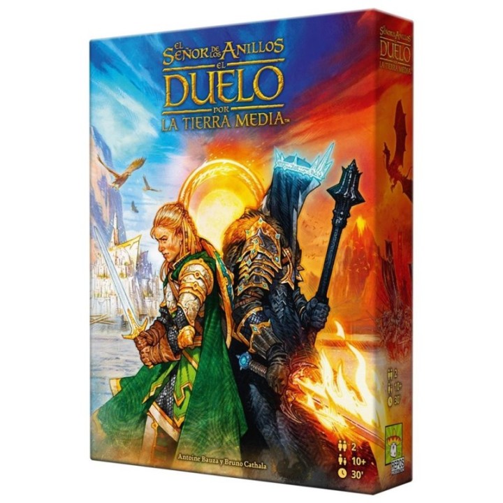 juegos juego de mesa el se?or de los anillos  duelo por la tierra media
