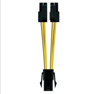 nanocable cable alimentaci?n 4pin/h 4+4pin/m, 15 c