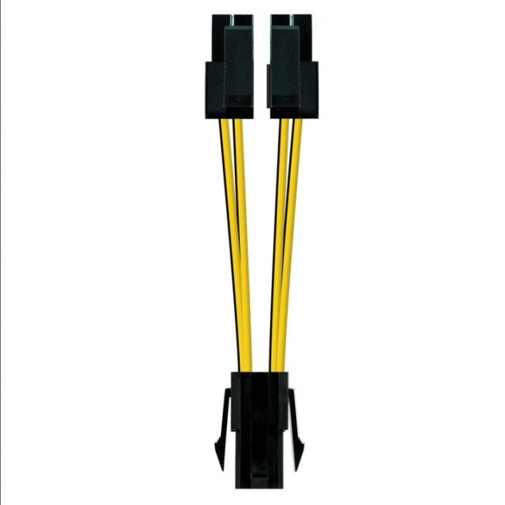 nanocable cable alimentaci?n 4pin/h 4+4pin/m, 15 c