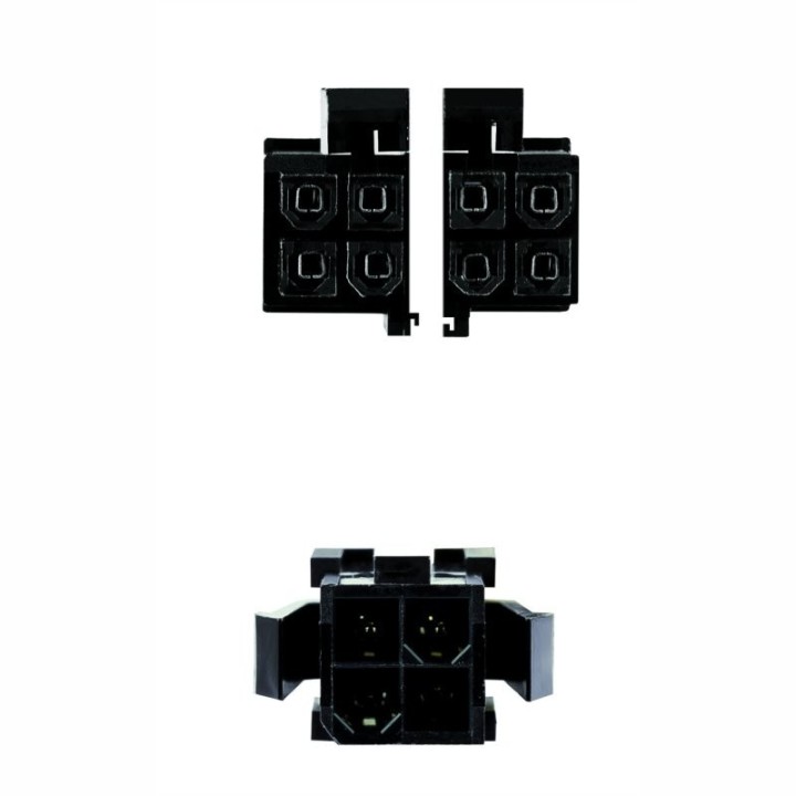 nanocable cable alimentaci?n 4pin/h 4+4pin/m, 15 c
