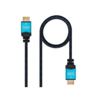 cable hdmi nano cable hdmi a/m   hdmi a/m v2.0 2.0m alta 4k negro
