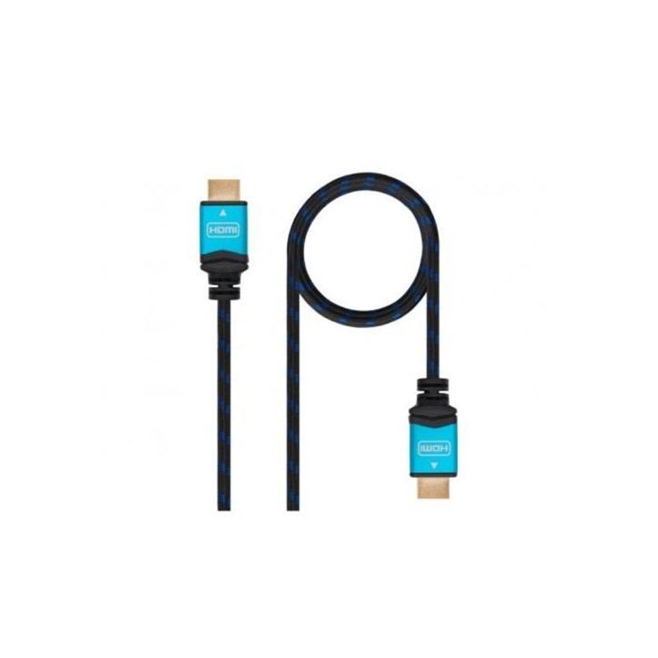 cable hdmi nano cable hdmi a/m   hdmi a/m v2.0 2.0m alta 4k negro