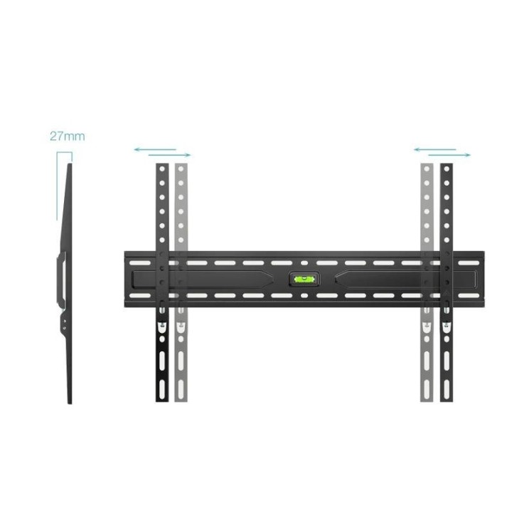 tooq lp1050f b soporte fijo 37" 86", negro