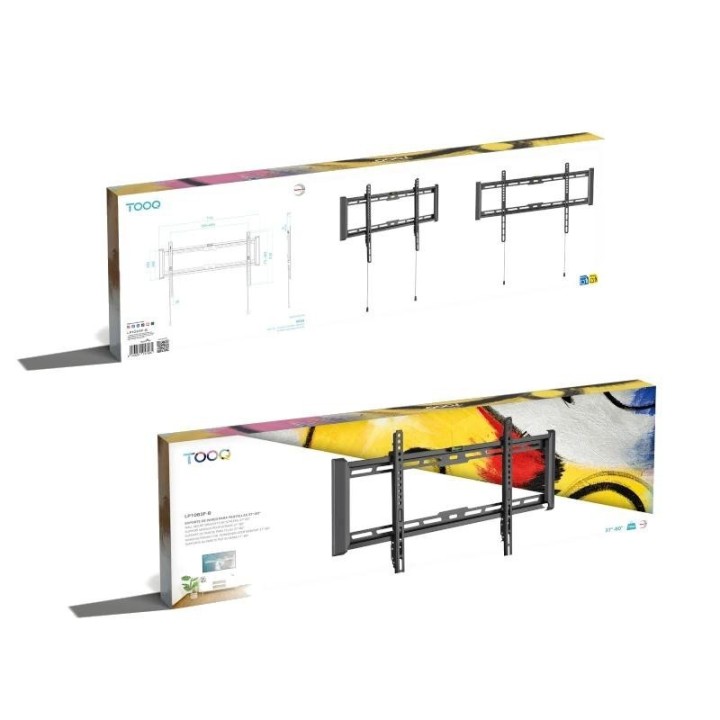 tooq lp1083f b soporte fijo 32" 80", negro