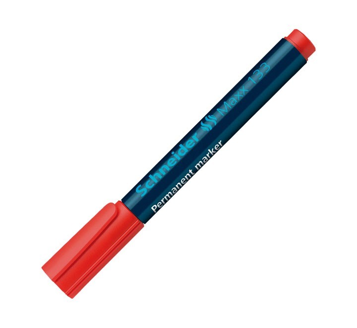 marcador perm. schneider maxx 133 rojo 113302