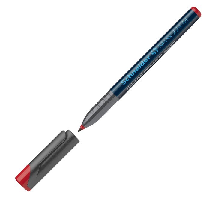 marc. perm. schneider maxx 224 1mm rojo