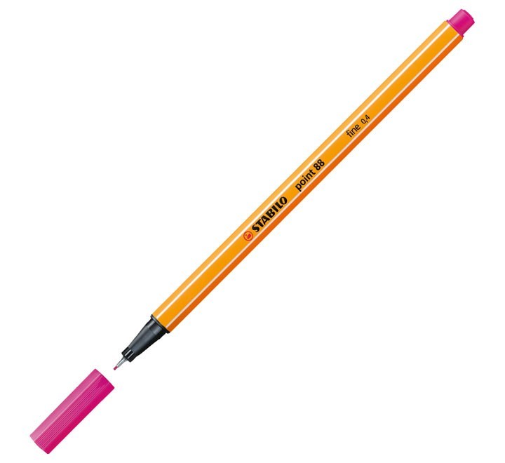 rotulador stabilo point 88 0.4mm rosa