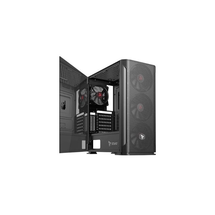 torre atx savio shadow x2 4xvent 120mm max vga 340mm max cpu 160mm