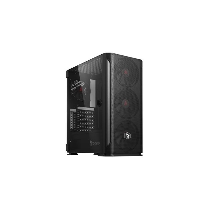 torre atx savio shadow x2 4xvent 120mm max vga 340mm max cpu 160mm