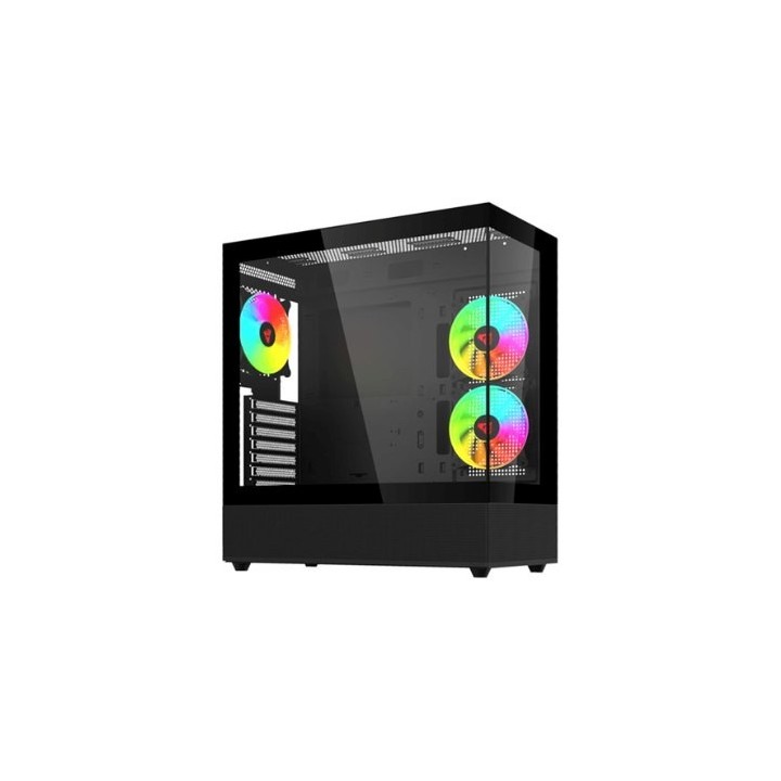 torre atx savio sigma x1 argb 3xvent 120mm max vga 400mm max cpu 165mm
