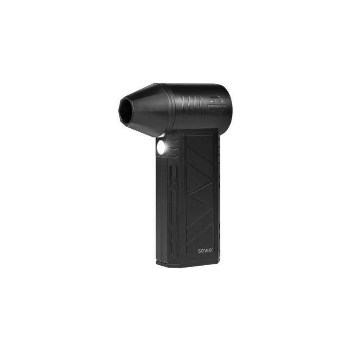 mini limpiador de aire savio md 01 black recargable compacto usb c 100 000rpm magnetica