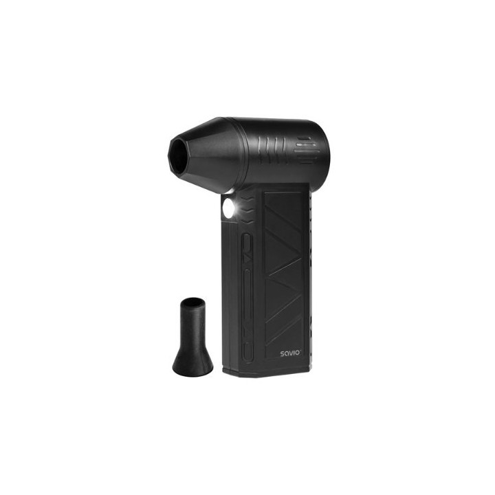 mini limpiador de aire savio md 01 black recargable compacto usb c 100 000rpm magnetica