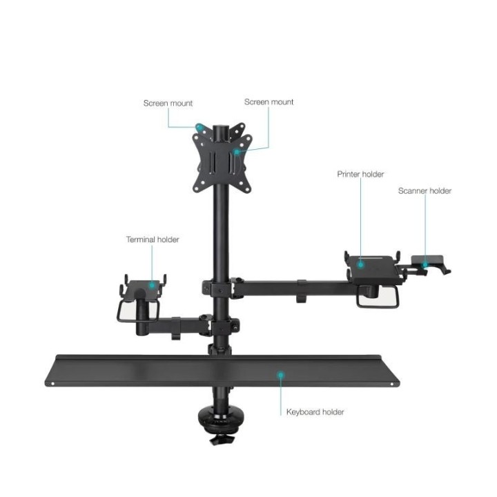 tooq soporte mesa tpv impresora terminal lector