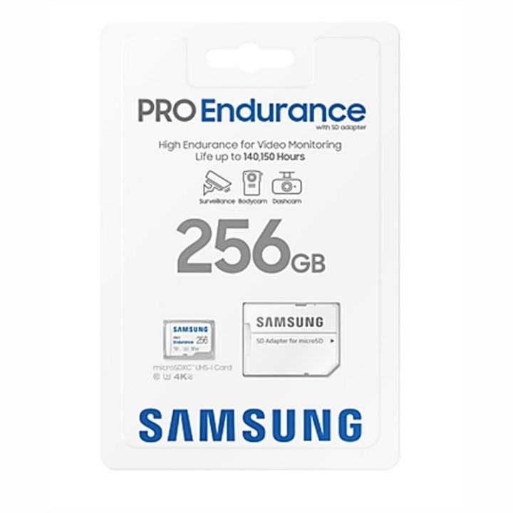 samsung microsdhc pro endurance 256gb clase 10 c/a