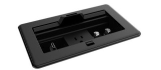 crestron crestron fliptop ft2 series cable management system, 202 size, mechanical, pass through lid