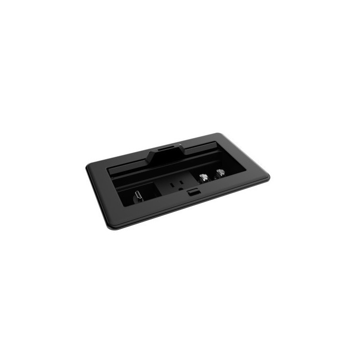 crestron crestron fliptop ft2 series cable management system, 202 size, mechanical, pass through lid