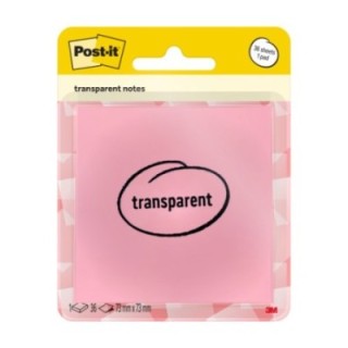 post it blister 36 hojas notas transparentes 600 1trspo 73x73 mm naranja pastel post it 7100394468