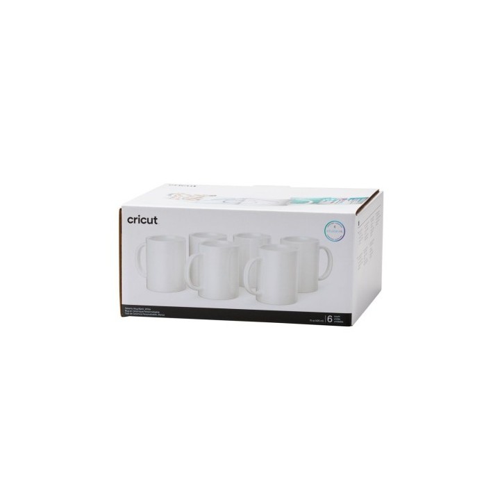 cricut cricut 2008944 tazon blanco universal 6 pieza s