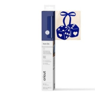 cricut cricut flocked iron on blue 30x48cm